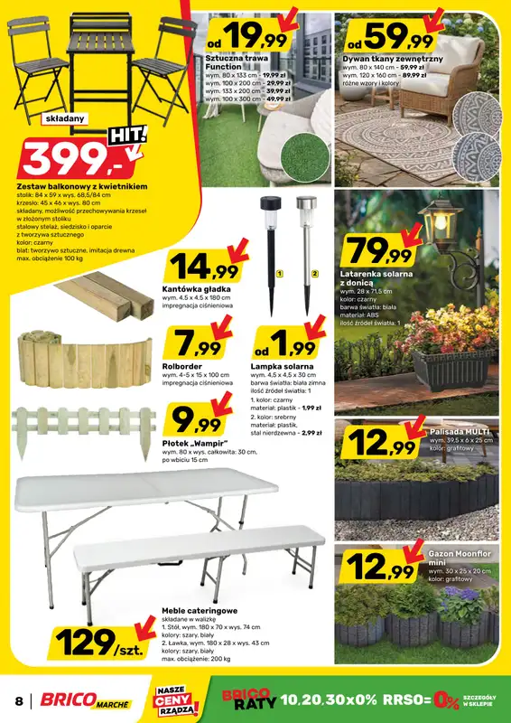 Bricomarche - gazetka promocyjna Gazetka od środy 25.03 do soboty 04.04 - strona 8