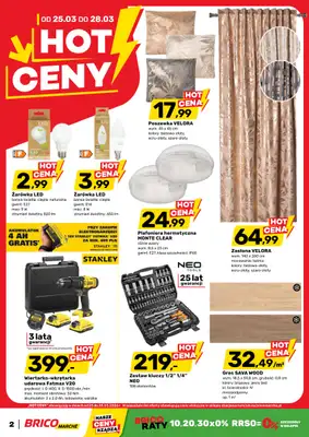 Bricomarche - gazetka promocyjna Gazetka od środy 25.03 do soboty 04.04 - strona 2