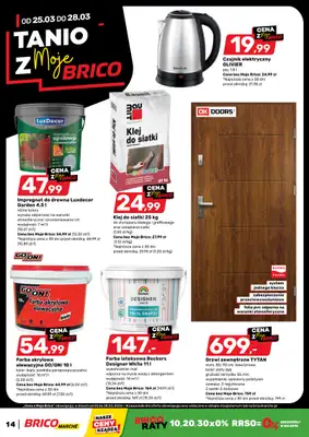 Bricomarche - gazetka promocyjna Gazetka od środy 25.03 do soboty 04.04 - strona 14