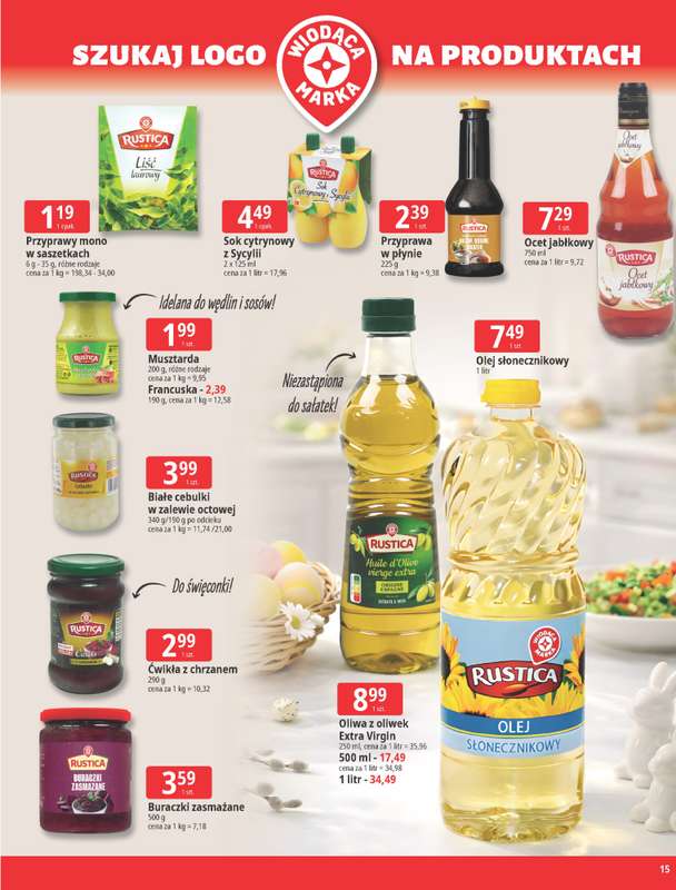 Leclerc - gazetka promocyjna Wielkanocne przygotowania od wtorku 24.03 do soboty 04.04 - strona 15