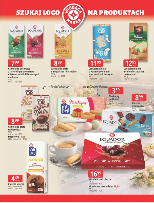 Leclerc - gazetka promocyjna Wielkanocne przygotowania od wtorku 24.03 do soboty 04.04 - strona 7