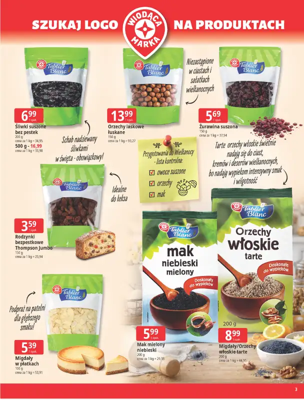 Leclerc - gazetka promocyjna Wielkanocne przygotowania od wtorku 24.03 do soboty 04.04 - strona 3