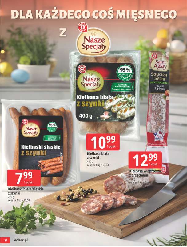 Leclerc - gazetka promocyjna Wielkanocne przygotowania od wtorku 24.03 do soboty 04.04 - strona 26