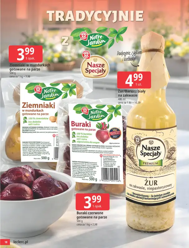 Leclerc - gazetka promocyjna Wielkanocne przygotowania od wtorku 24.03 do soboty 04.04 - strona 18