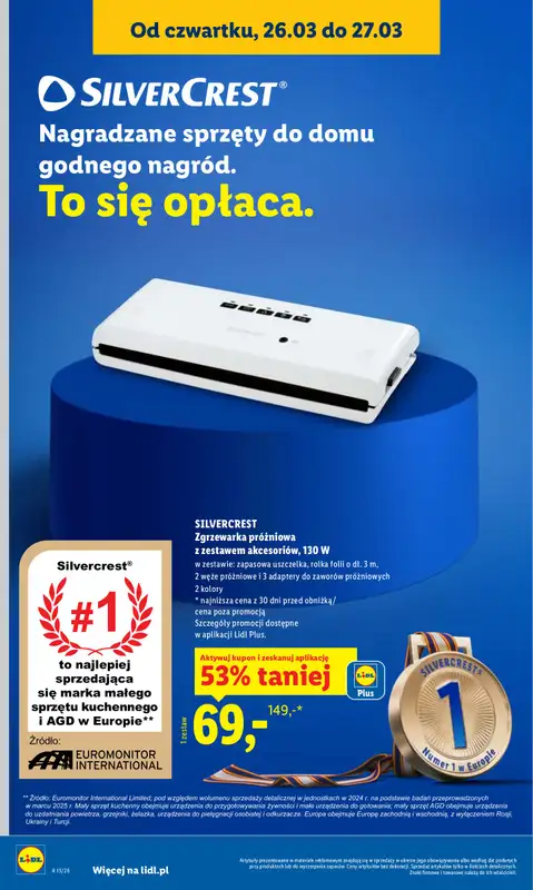 Lidl - gazetka promocyjna Katalog od poniedziałku 23.03 do niedzieli 29.03 - strona 34
