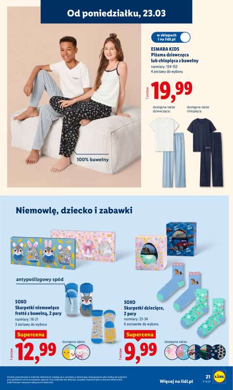 Lidl - gazetka promocyjna Katalog od poniedziałku 23.03 do niedzieli 29.03 - strona 21