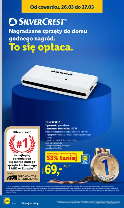Lidl - gazetka promocyjna Katalog od poniedziałku 23.03 do niedzieli 29.03 - strona 34