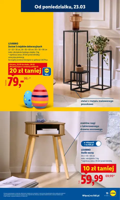 Lidl - gazetka promocyjna Katalog od poniedziałku 23.03 do niedzieli 29.03 - strona 15