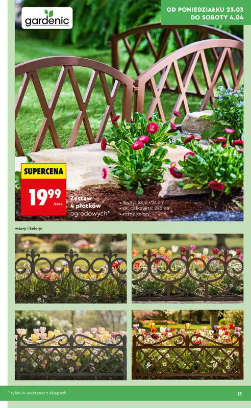 Biedronka - gazetka promocyjna Hity i Inspiracje do ogrodu od poniedziałku 23.03 do soboty 04.04 - strona 11