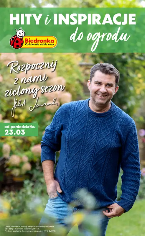 Biedronka - gazetka promocyjna Hity i Inspiracje do ogrodu  