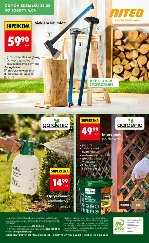Biedronka - gazetka promocyjna Hity i Inspiracje do ogrodu od poniedziałku 23.03 do soboty 04.04 - strona 28