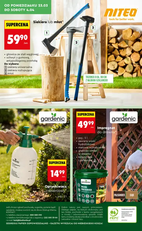 Biedronka - gazetka promocyjna Hity i Inspiracje do ogrodu od poniedziałku 23.03 do soboty 04.04 - strona 28