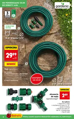 Biedronka - gazetka promocyjna Hity i Inspiracje do ogrodu od poniedziałku 23.03 do soboty 04.04 - strona 8