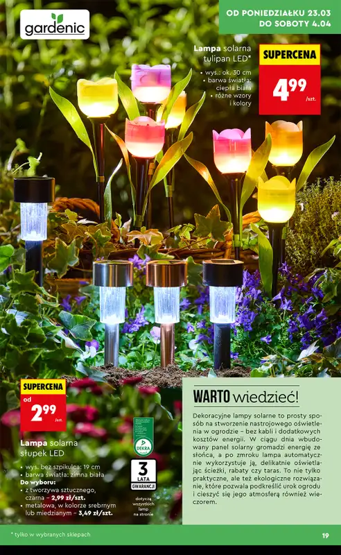 Biedronka - gazetka promocyjna Hity i Inspiracje do ogrodu od poniedziałku 23.03 do soboty 04.04 - strona 19