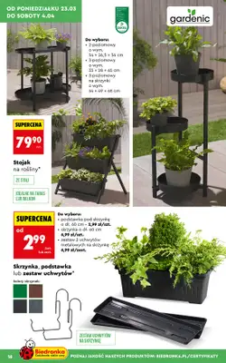 Biedronka - gazetka promocyjna Hity i Inspiracje do ogrodu od poniedziałku 23.03 do soboty 04.04 - strona 16