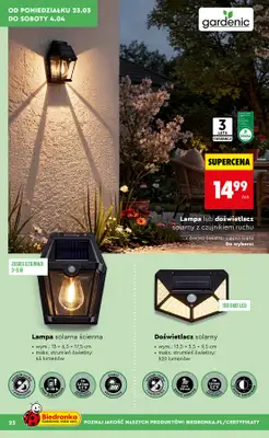 Biedronka - gazetka promocyjna Hity i Inspiracje do ogrodu od poniedziałku 23.03 do soboty 04.04 - strona 22