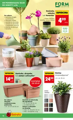 Biedronka - gazetka promocyjna Hity i Inspiracje do ogrodu od poniedziałku 23.03 do soboty 04.04 - strona 14