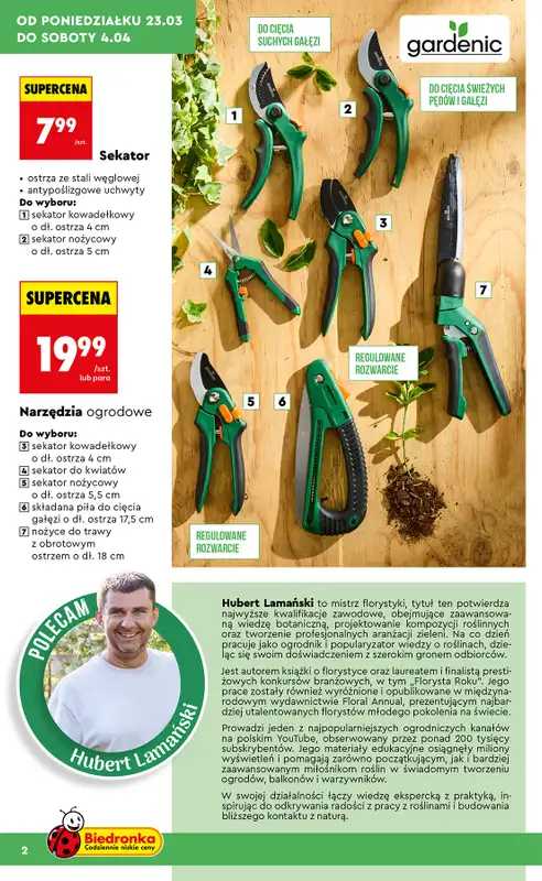 Biedronka - gazetka promocyjna Hity i Inspiracje do ogrodu   - strona 2