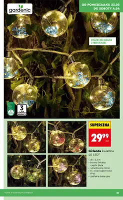 Biedronka - gazetka promocyjna Hity i Inspiracje do ogrodu od poniedziałku 23.03 do soboty 04.04 - strona 21