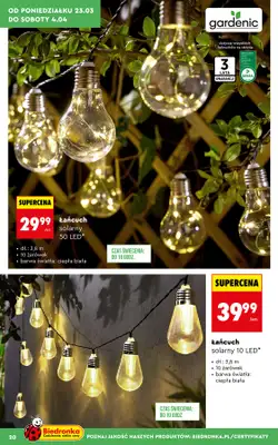 Biedronka - gazetka promocyjna Hity i Inspiracje do ogrodu od poniedziałku 23.03 do soboty 04.04 - strona 20