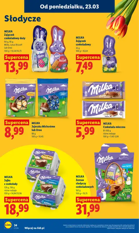 Lidl - gazetka promocyjna Oferta od poniedziałku od poniedziałku 23.03 do środy 25.03 - strona 34