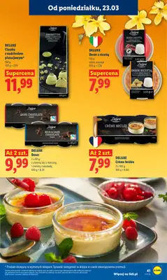 Lidl - gazetka promocyjna Oferta od poniedziałku od poniedziałku 23.03 do środy 25.03 - strona 41