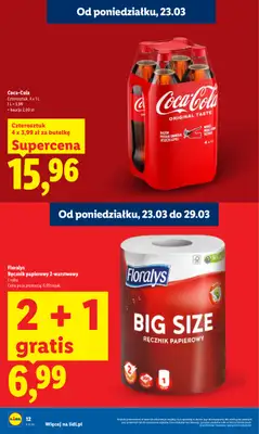 Lidl - gazetka promocyjna Oferta od poniedziałku od poniedziałku 23.03 do środy 25.03 - strona 12