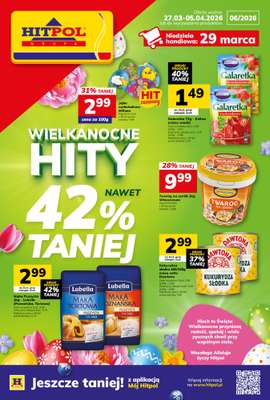 Hitpol - gazetka promocyjna Gazetka  do niedzieli 05.04
