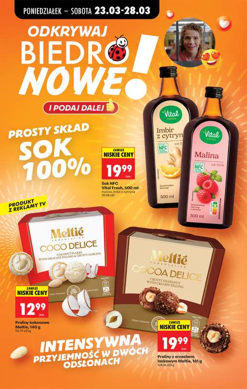 Biedronka - gazetka promocyjna Od poniedziałku, Z ladą tradycyjną od poniedziałku 23.03 do niedzieli 29.03 - strona 88