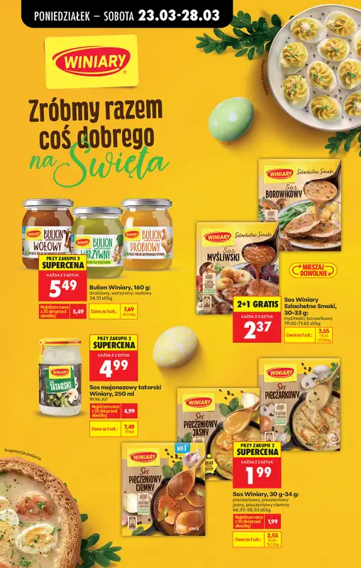 Biedronka - gazetka promocyjna Od poniedziałku, Z ladą tradycyjną od poniedziałku 23.03 do niedzieli 29.03 - strona 54