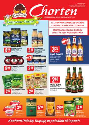 Chorten - gazetka promocyjna Gazetka Małopolska, Śląsk, Podkarpacie, Opolskie Market od czwartku 26.03 do soboty 04.04