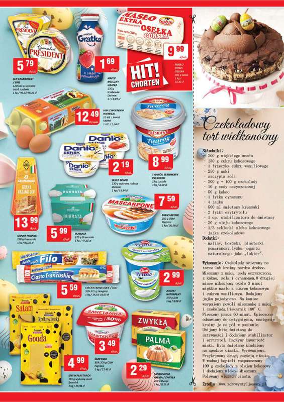 Chorten - gazetka promocyjna Gazetka Mazowsze Market od czwartku 26.03 do niedzieli 05.04 - strona 3