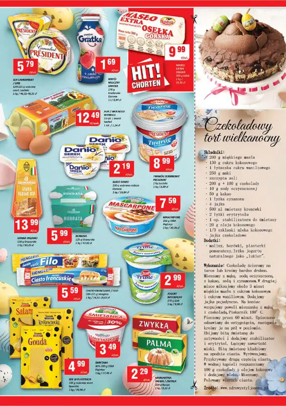 Chorten - gazetka promocyjna Gazetka Mazowsze Market od czwartku 26.03 do niedzieli 05.04 - strona 3