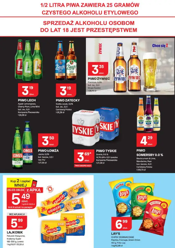 Chorten - gazetka promocyjna Gazetka Podlaskie Market od czwartku 26.03 do soboty 04.04 - strona 6