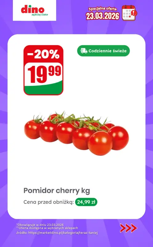 Dino - gazetka promocyjna Specjalna oferta na 23.03.2026 - promocje spoza gazetki od poniedziałku 23.03 do poniedziałku 23.03 - strona 5