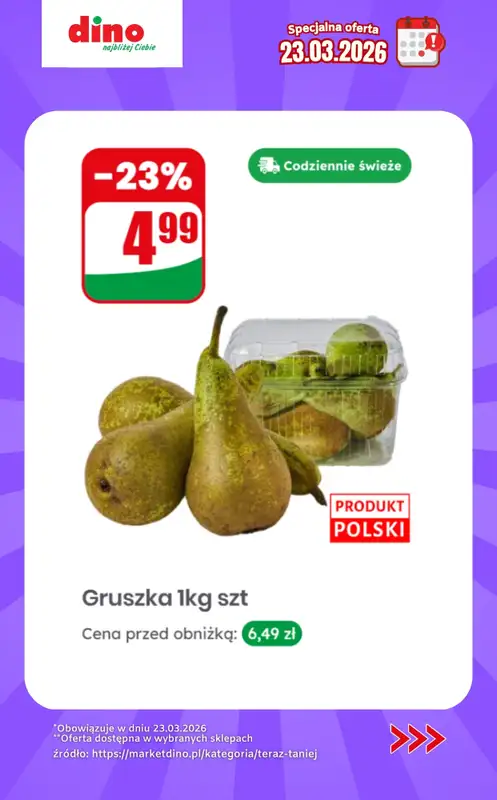 Dino - gazetka promocyjna Specjalna oferta na 23.03.2026 - promocje spoza gazetki   - strona 2