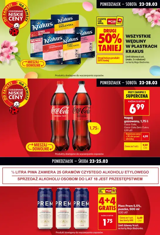 Biedronka - gazetka promocyjna Biedronkowe oszczędności od poniedziałku 23.03 do środy 25.03 - strona 9