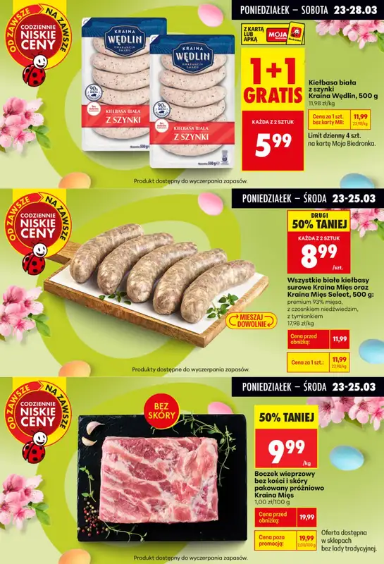 Biedronka - gazetka promocyjna Biedronkowe oszczędności od poniedziałku 23.03 do środy 25.03 - strona 8
