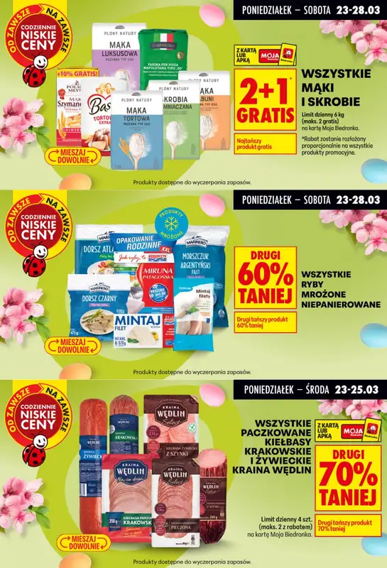 Biedronka - gazetka promocyjna Biedronkowe oszczędności od poniedziałku 23.03 do środy 25.03 - strona 7