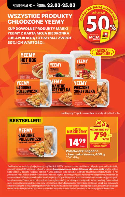 Biedronka - gazetka promocyjna Od poniedziałku, Z ladą tradycyjną od poniedziałku 23.03 do niedzieli 29.03 - strona 91