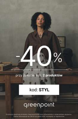 Greenpoint - gazetka promocyjna -40% przy zakupie min. 2 produktów od poniedziałku 23.03 do środy 08.04