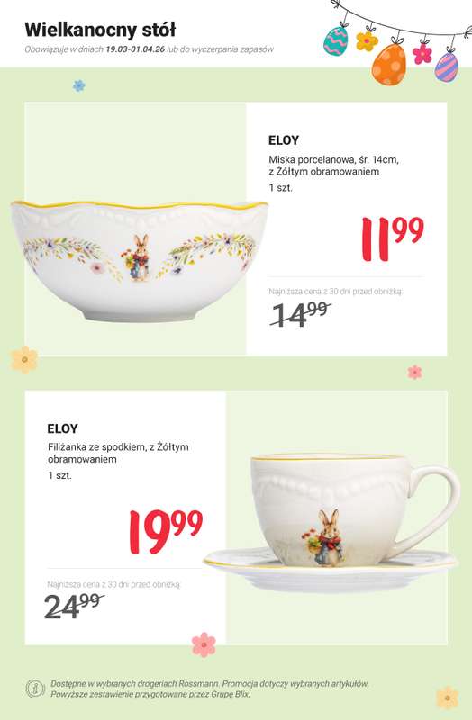 Rossmann - gazetka promocyjna Wielkanocne kolekcje na PROMOCJI - ceny już od 3,99 zł od poniedziałku 23.03 do środy 01.04 - strona 2