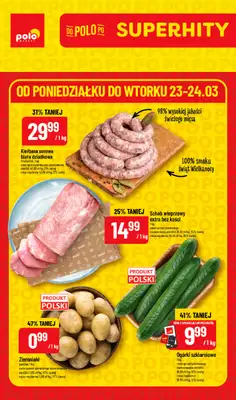 POLOmarket - gazetka promocyjna Super hity od poniedziałku 23.03 do wtorku 24.03