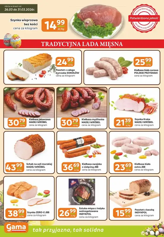 Gama - gazetka promocyjna Gazetka od czwartku 26.03 do wtorku 07.04 - strona 2