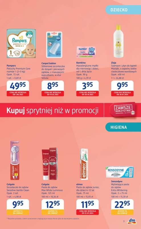 Drogerie DM - gazetka promocyjna Gazetka  do środy 08.04 - strona 3