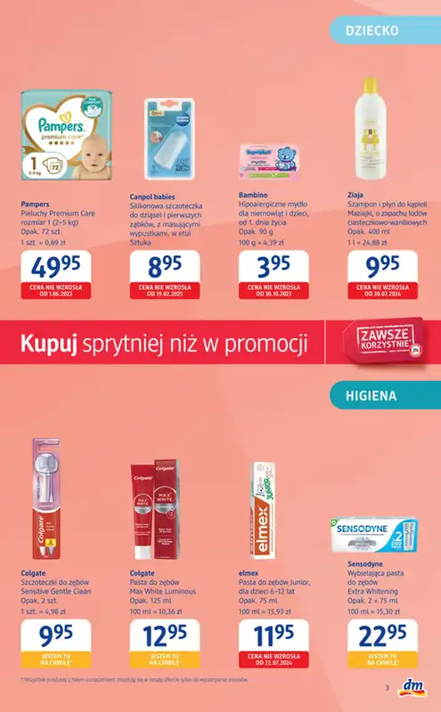 Drogerie DM - gazetka promocyjna Gazetka  do środy 08.04 - strona 3