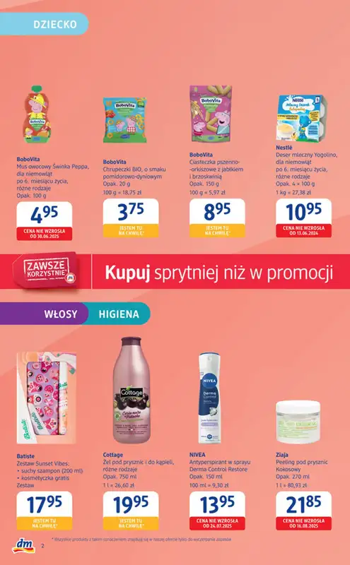 Drogerie DM - gazetka promocyjna Gazetka  do środy 08.04 - strona 2