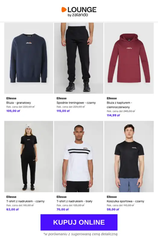Lounge by Zalando - gazetka promocyjna Do -75% Ellesse od poniedziałku 23.03 do czwartku 26.03 - strona 10