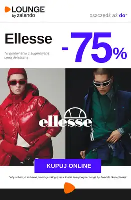Lounge by Zalando - gazetka promocyjna Do -75% Ellesse od poniedziałku 23.03 do czwartku 26.03
