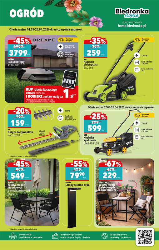 Biedronka - gazetka promocyjna Hity i inspiracje, od 14.03 od soboty 14.03 do środy 01.04 - strona 63